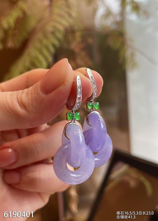 6190401，双环耳坠。具体价格微信咨询 商品图1