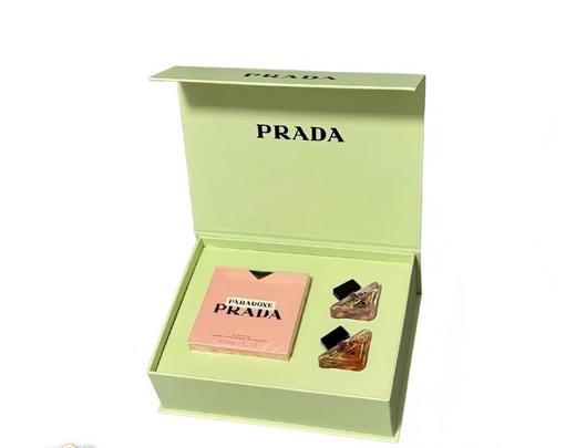 【爆款】送礼袋！PRADA普拉达我本莫测反差感三件套盒我本莫测花境版香水30mlQ版我本莫测7ml*2 商品图1