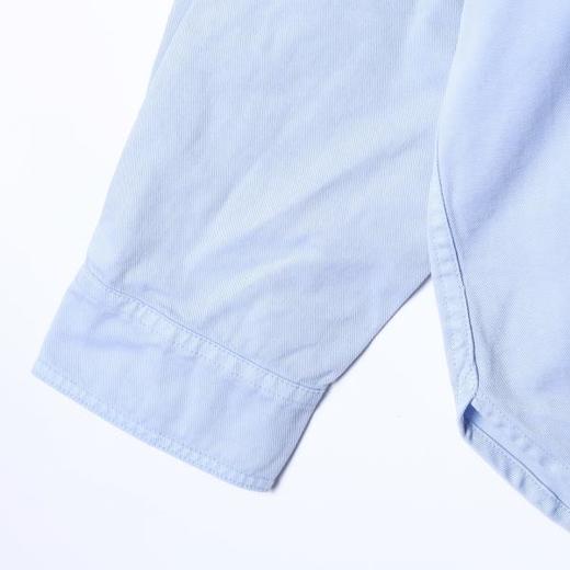 2183SDSA男士秋冬新款痞帅男装潮牌时尚纯色口袋拼接长袖衬衫百搭宽松 商品图4