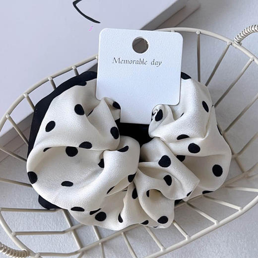 ZY缎感波点肠圈对装发圈-纪念日百货门店同款169152755 商品图2