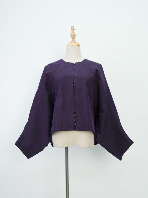 Q242233-T香云纱外套 商品图3