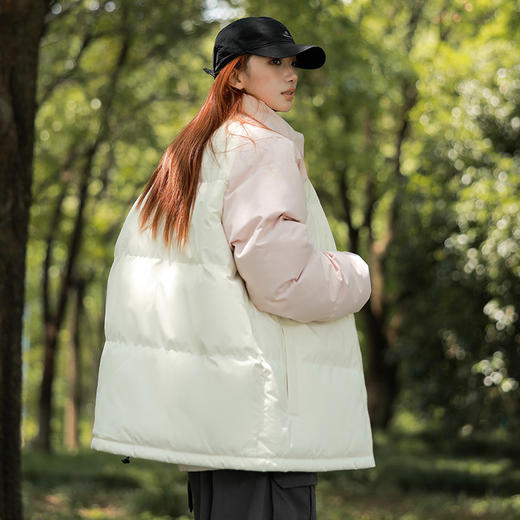 【年底大清仓！！】（春节预售：2月8日-25日停发）斯辰唯佳情侣宽松百搭拼接撞色棉衣外套A87-DQC5368 商品图8