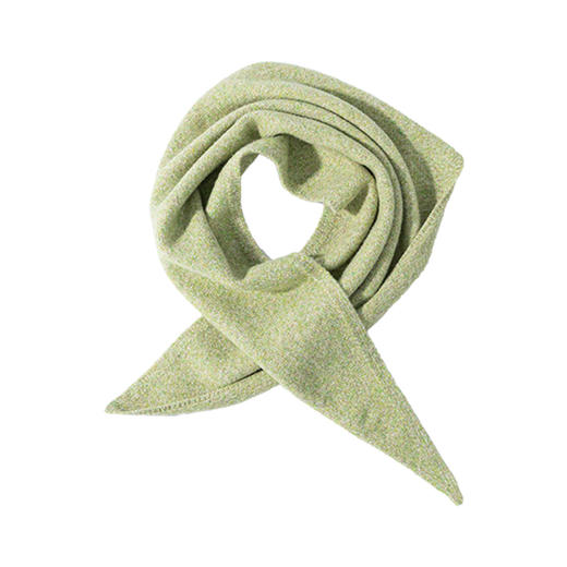 绽放/LSX008朵春织·羊毛混纺彩色百搭三角巾围巾披肩软厚保暖 商品图4