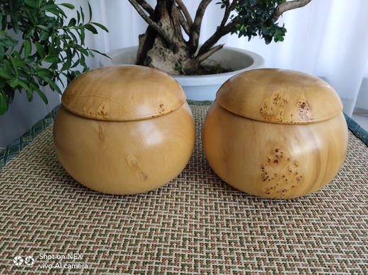 香榧树瘤围棋罐 商品图2