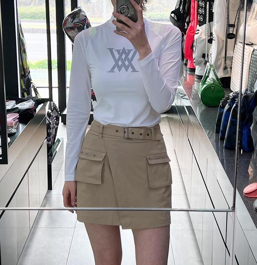 Anew家春夏女士新款孔眼防晒长袖立领衫来了！韩版最新款防晒长袖，标志性印花LOGO，内置荧光弹力带，隐约可见，青春活力感拉满！ 商品图3