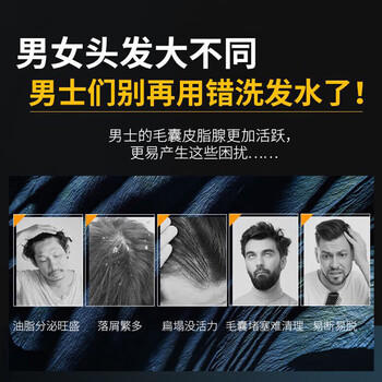 施华蔻（Schwarzkopf）男士控油去屑洗发露450ml(深层洁净 清爽控油）洗发水 商品图0