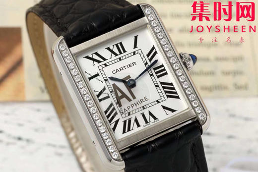 卡地亚TankSolo AF坦克Solo系列 小号 女士腕表
【表壳】表盘尺寸：小号29.5mm*22mm 商品图2