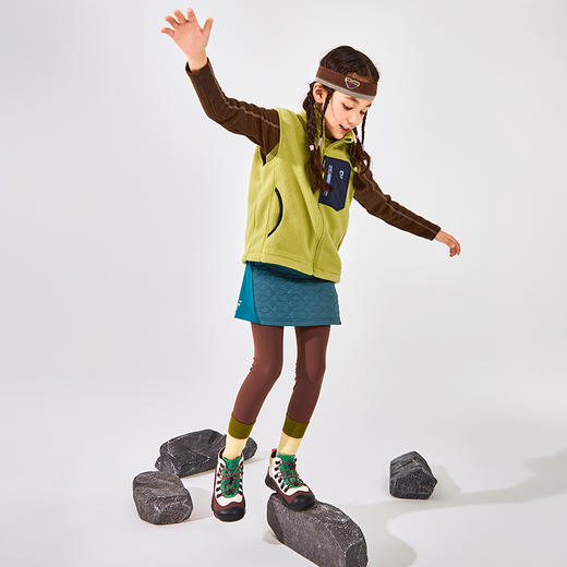 SMIBU猫爪徒步系列男女中大童春秋季新款旅行者户外运动马丁靴Z53MI3403 商品图4