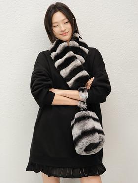 轻法式遮肉高克重小花苞连衣裙