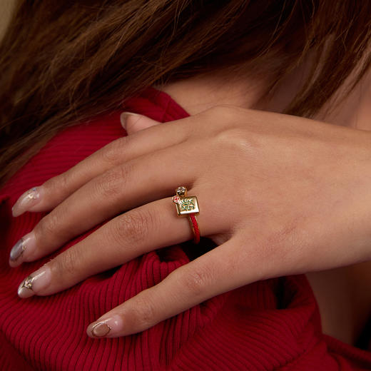 Manreya玛芮雅“指定发财”戒指|铜镀金 商品图3