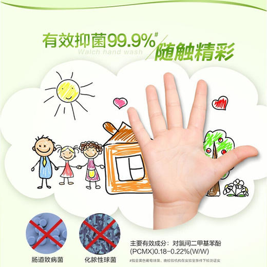 威露士 泡沫抑菌洗手液青柠盈润300ml 商品图3