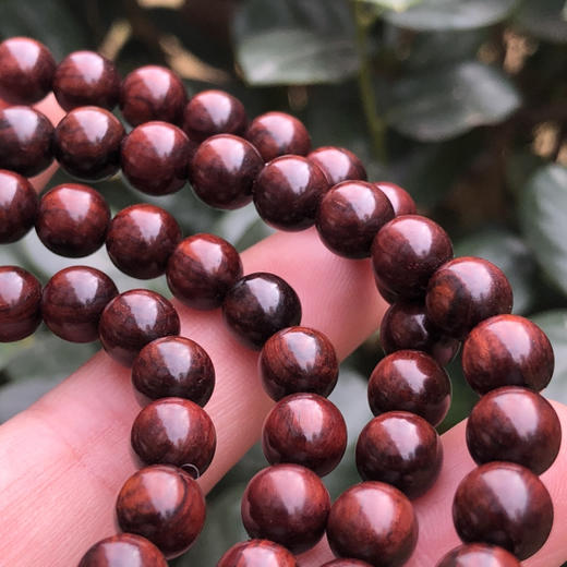 【青山特惠】0.8*108颗海黄紫油梨满纹手串 h114 商品图3