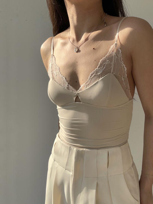 DONSEE10｜白色无腰头阔腿裤 DS10SS2484 商品图7