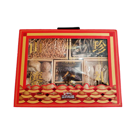 C 三只松鼠320g山珍鎏金礼盒