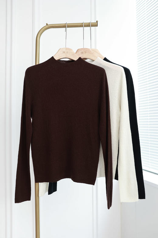 暖芸|肌理感羊毛打底衫 商品图0