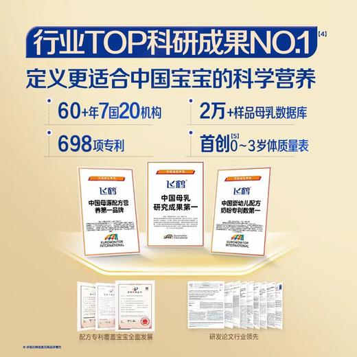 飞鹤星飞帆卓睿较大婴幼儿配方奶粉（6-12个月，2段）750g*6罐 商品图1