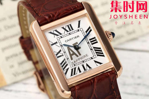 卡地亚TankSolo AF坦克Solo系列 小号 女士腕表
【表壳】表盘尺寸：小号29.5mm*22mm 商品图1