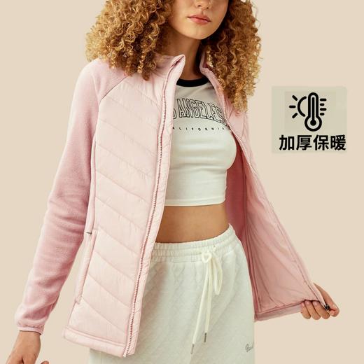 33000ft户外抓绒衣女款秋冬季休闲保暖徒步登山修身棉服外套 商品图5