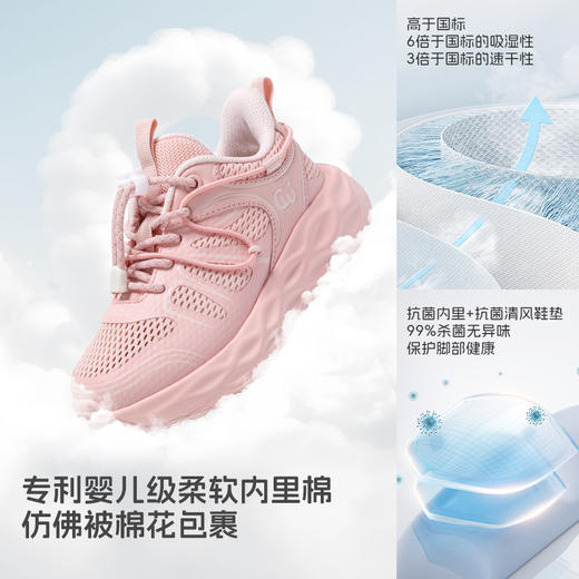 SMIBU 0压感系列男女中大童春秋款休闲透气户外跑步运动鞋Z51JB3403【CC爸妈团购】 商品图4