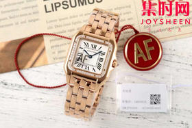 与豹同行 一跃入心 AF卡地亚猎豹系列 中号表盘尺寸：27×37mm 女士腕表