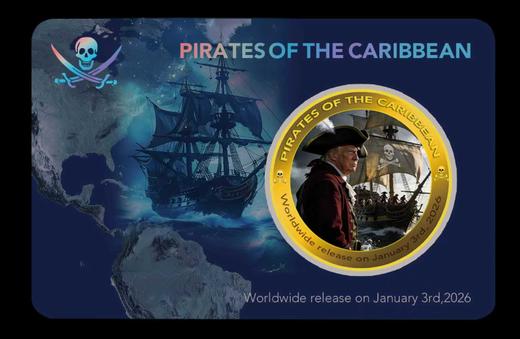 【纪念章】“加勒比海盗川普”纪念章卡片版  限量9999 商品图6