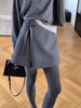 秋冬高级时髦感miu系高腰系带小A裙裤 商品缩略图2