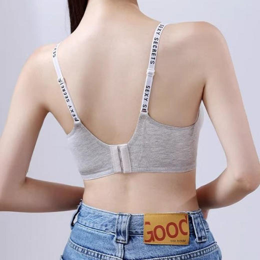 【柔软亲肤❗️收副乳防下垂】无痕内衣女士小胸聚拢上托无钢圈收副乳软支撑舒适薄款文胸。jc 商品图2