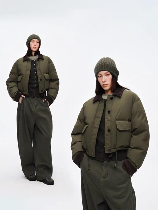半圆/D5231952/工装短款轻薄款羽绒服 商品图1