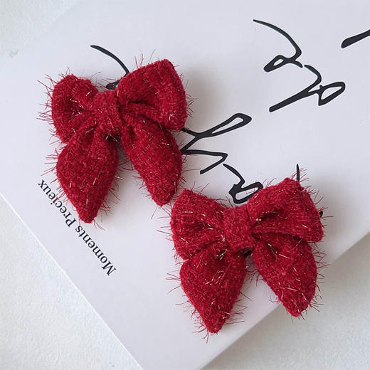 积分兑丝绒结子XXSR发夹-纪念日百货门店同款169248917 商品图2