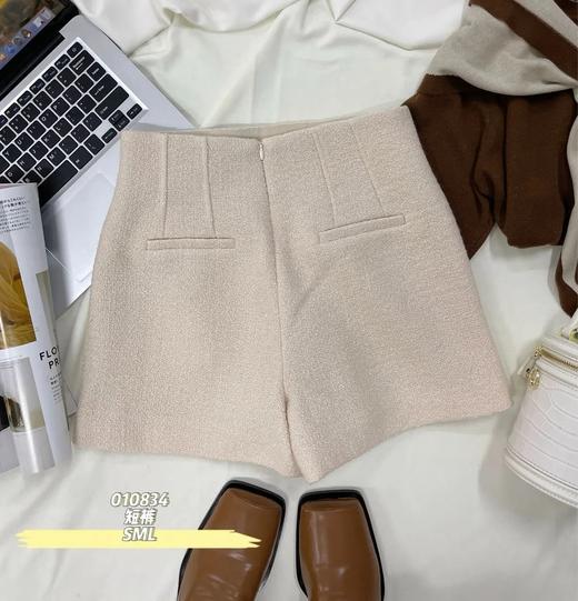 33GAZ010834#小香风后拉链短裤 商品图1
