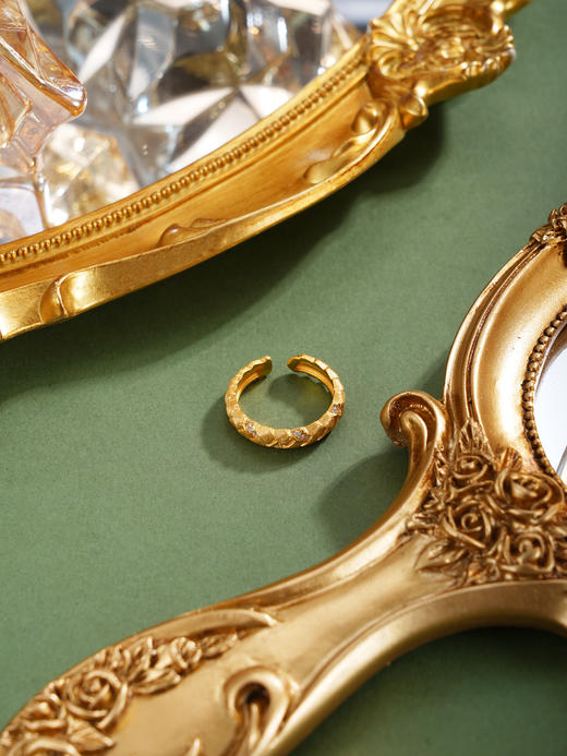 子佩集【情缘织梦】银S925戒指【MYA118】镀金2601 商品图5