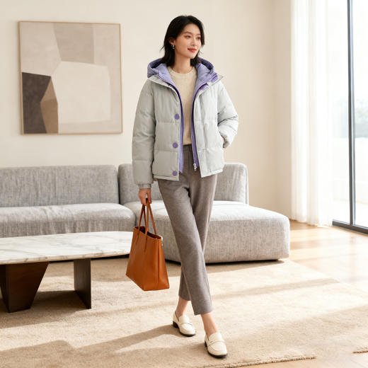 斯辰唯佳SCWJ情侣款假两件三防棉服 商品图5