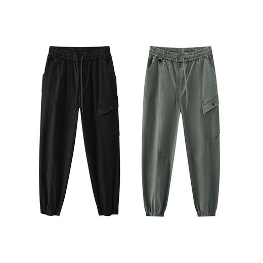 商场同款|森马休闲裤男春季经典束脚工装裤2026新款宽松锥形长裤 商品图4