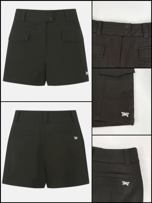 PG家春夏女士翻袋装饰三色短裤来啦！渠道高品质❗️客供原厂面料，韧性足弹力感好，从质感到版型到面料都妙不可言，真正的穿上离不开，这款短裤绝对是刚需！！要多舒服就多舒服👍👍夏天真的可以天天穿的程度！ 商品图5
