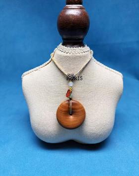 【老山檀平安扣】直径约3.9cm  | 大梦香堂