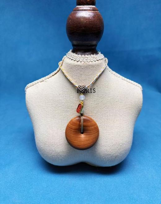 【老山檀平安扣】直径约3.9cm  | 大梦香堂 商品图0