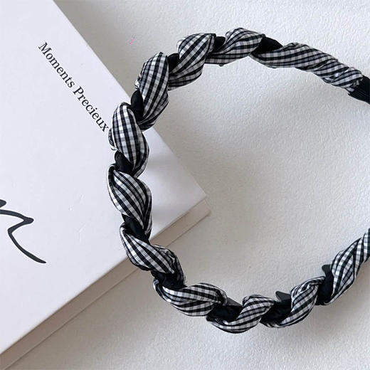 韩系黑白齿梳发箍-纪念日百货门店同款169394236 商品图1