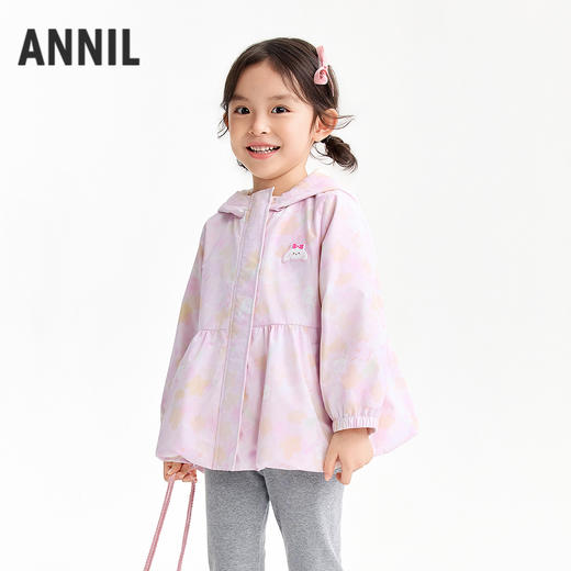 【实体店同款】女童梭织外套春季新款安奈儿童装XG615136 商品图1