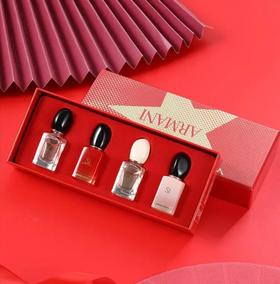 【领券到手价108元】Armani阿玛尼挚爱系列香水四件套礼盒7ml*4 无喷头新日期