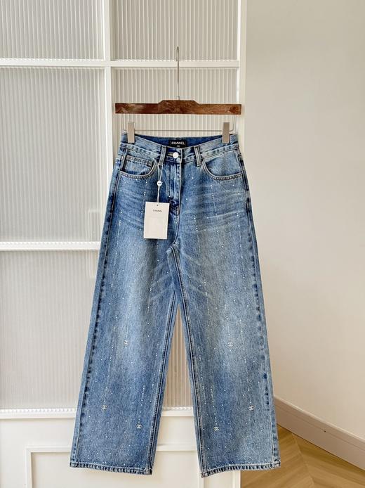 【非质量问题不退】PP15-香奈儿水钻牛仔裤(CC*PP) 商品图0