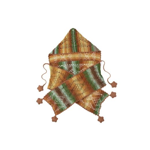 苏苏姐家冬禧连帽围巾手工diy编织钩针印象莫奈毛线团围巾材料包 商品图4