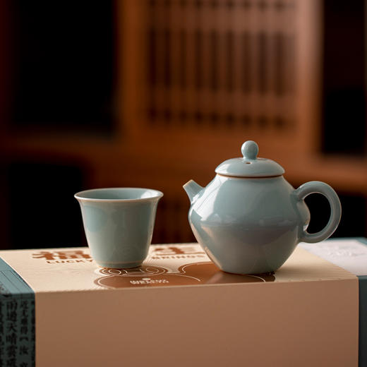 汝山明 2026马上有钱礼盒装&福马生财茶具礼盒 ，以宋瓷之雅 塑唐马之丰【G】 商品图7
