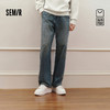 商场同款|森马牛仔裤男春季宽松弯刀裤2026新款半橡筋腰抽绳长裤 商品缩略图0