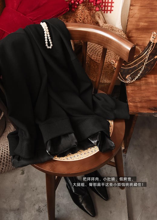 轻法式遮肉高克重小花苞连衣裙 商品图12