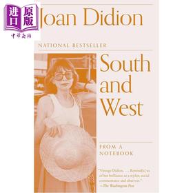 预售 【中商原版】南方与西部 琼 狄迪恩 South And West 英文原版 Joan Didion