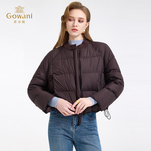 【三色可选】乔万尼新款轻薄女款冬季保暖短款休闲羽绒服EZ4T201 商品图2