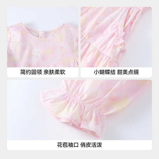 【实体店同款】女童长袖连衣裙春季新款安奈儿童装XG613036 商品图4