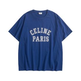 中性款logo印花短袖T恤la008