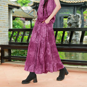 【2026春季上新】浮岚霞绮扎染阔腿裤 | 现货加急发