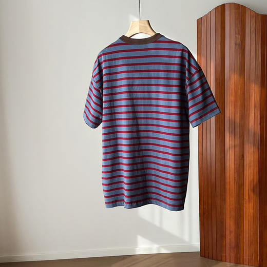 🦋PRAD*A 早春新款条纹短袖T恤1.21 商品图6
